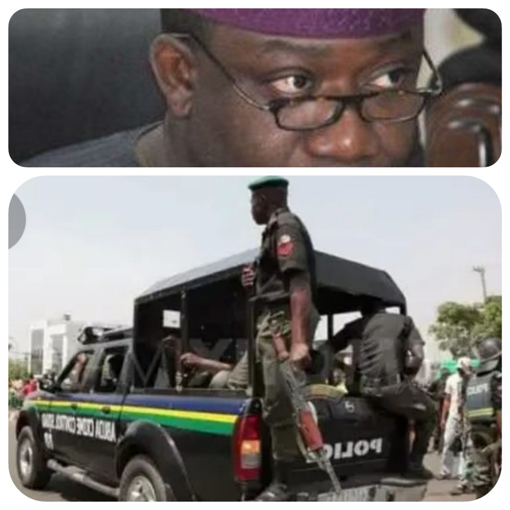Fayemi Watches As His Security Escorts Brutalize A Road User, Damage His Car