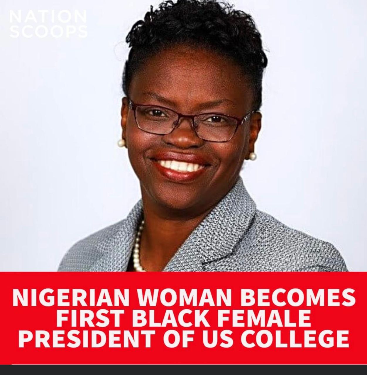 Nigerian Woman Becomes First Black Female President Of US College