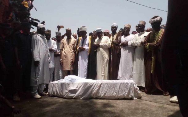 The Alaafin of Oyo, Oba Lamidi Adeyemi III, buried in the ancient town of Oyo.