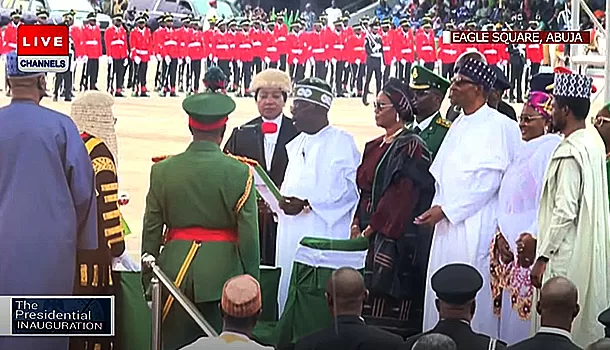 IT’S OFFICIAL: Tinubu takes oath of office as Nigeria’s 16th President