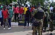 Keyamo reacts to NLC protest at Abuja airport, sends warning to labour leaders as security forces are deployed to disperse them