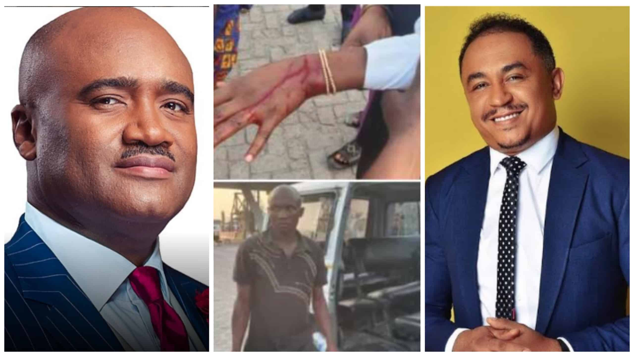 Pastor Paul Adefarasin reportedly smashes bus window after the driver hit his car, Daddy Freeze reacts