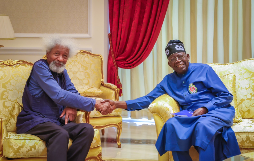 What Transpired When Wole Soyinka Visited President Tinubu In Lagos- Exclusive Photos