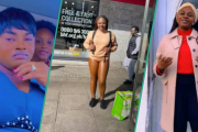 Lady And Kids Leave UK, Return To Nigeria, Says Work Is Too Much Abroad: 