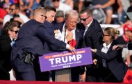 Trump safe after being rushed off rally stage after being shot
