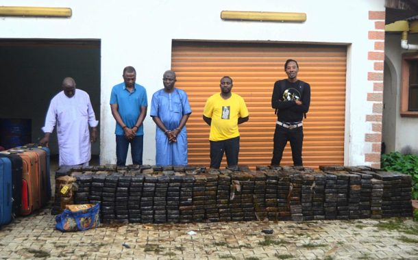2.1 tons cocaine seizure: 4 drug lords get 28yrs in jail, forfeit VGC houses, N67m, $50,000