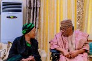 First Lady, Remi Tinubu Visits Babangida, Abdulsalami In Minna (Photos)
