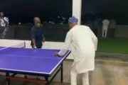 Wike’s Aide Shares Video Of The FCT Minister Playing Table Tennis As He Slams Those Who Claimed The Minister Suffered Partial Stroke