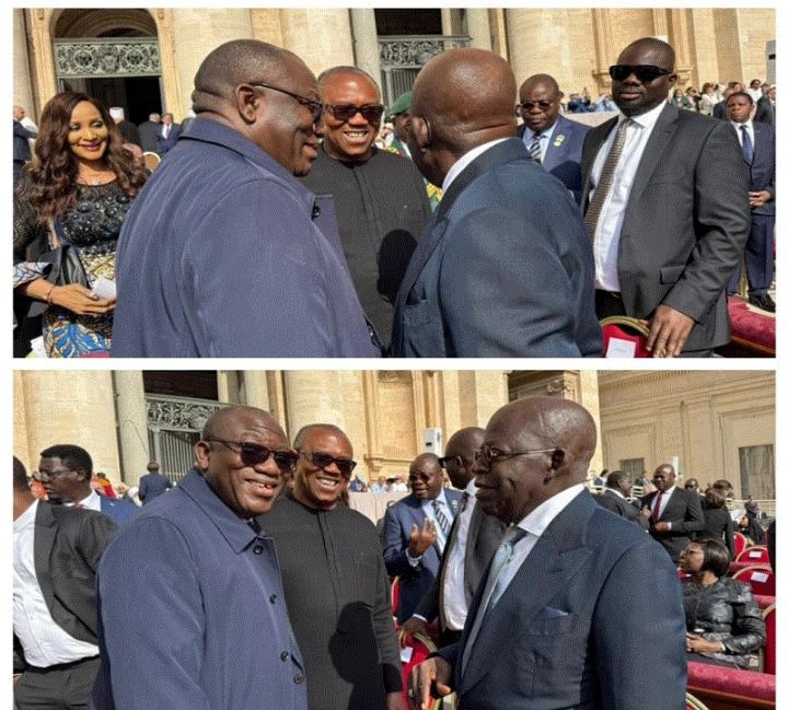 Obi’s meeting with Tinubu in Rome: What transpired  –   Bianca