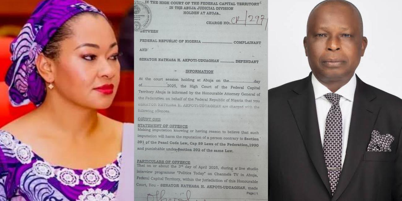 Nigerian Govt Files Criminal Charges Against Senator Natasha, Cites Allegations Made In TV Interview
