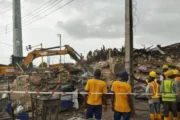 Lagos building collapse: Nine bodies recovered, 27 rescued
