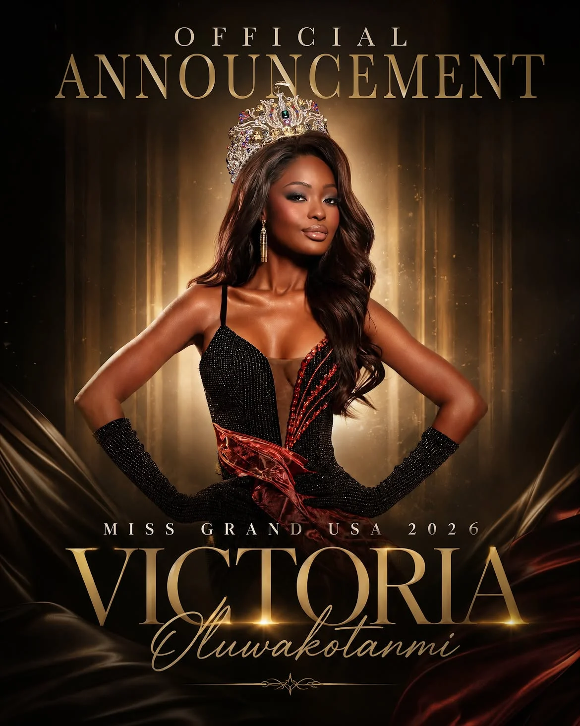 Nigerian-American Victoria Oluwakotanmi crowned Miss Grand USA 2026