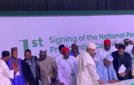 2027: Tinubu, Obi, Atiku, others sign peace accord, vow issue-based campaigns
